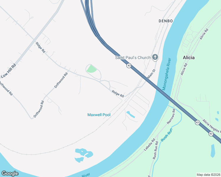 map of restaurants, bars, coffee shops, grocery stores, and more near 46 Short Street in Brownsville