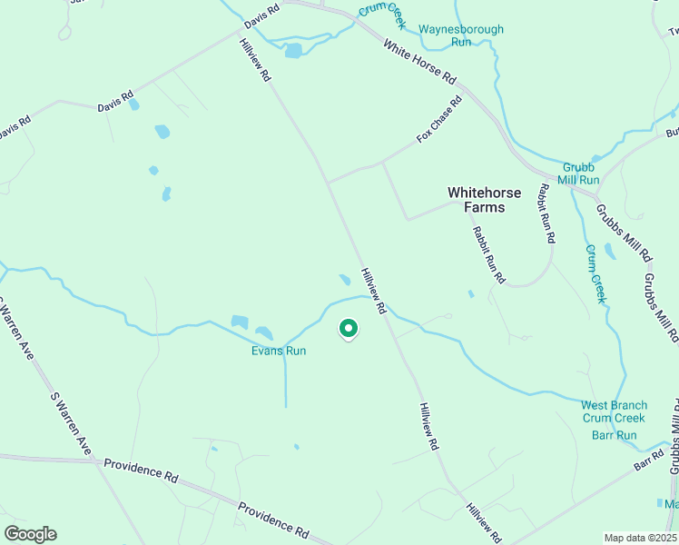map of restaurants, bars, coffee shops, grocery stores, and more near 734 Hillview Road in Malvern