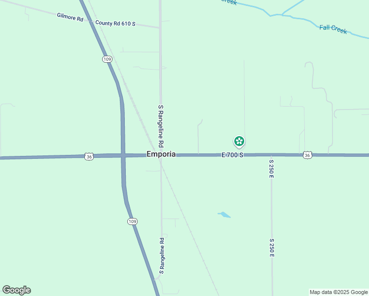 map of restaurants, bars, coffee shops, grocery stores, and more near 2094 U.S. 36 in Markleville