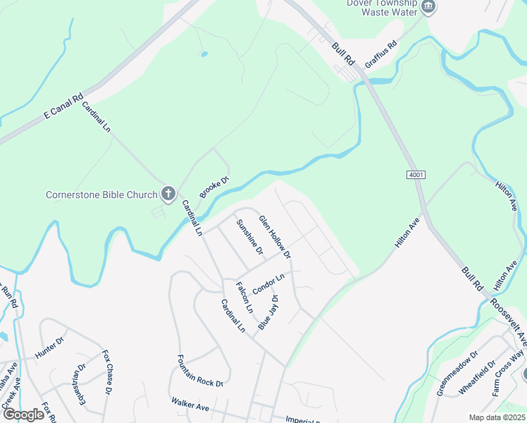 map of restaurants, bars, coffee shops, grocery stores, and more near 3343 Glen Hollow Drive in Dover