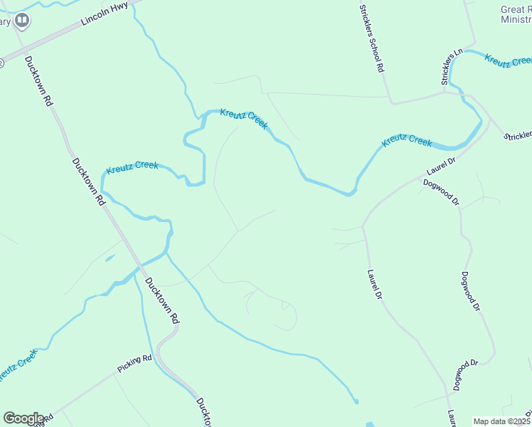 map of restaurants, bars, coffee shops, grocery stores, and more near 5672 Eagles Landing in York