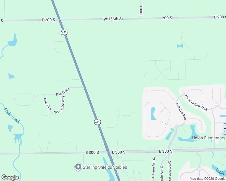 map of restaurants, bars, coffee shops, grocery stores, and more near 270 Larkspur Court in Zionsville