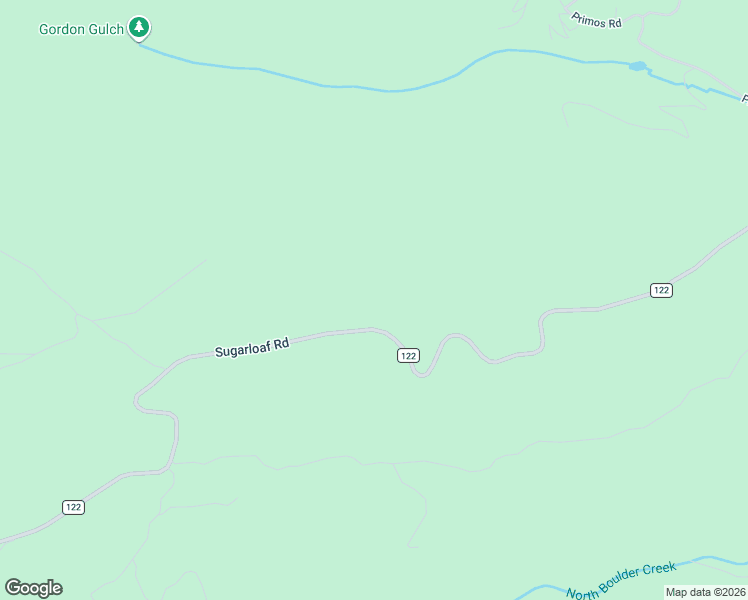 map of restaurants, bars, coffee shops, grocery stores, and more near 8055 Sugarloaf Road in Boulder