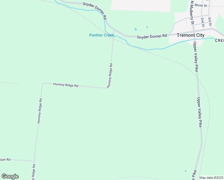 map of restaurants, bars, coffee shops, grocery stores, and more near 5682 Hominy Ridge Road in Springfield