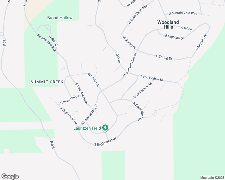 map of restaurants, bars, coffee shops, grocery stores, and more near 960 Woodland Hills Drive in Woodland Hills