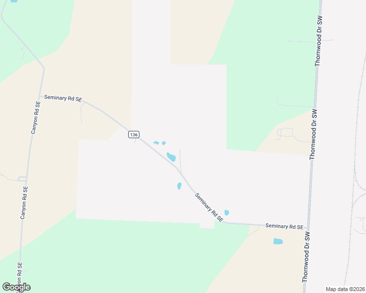 map of restaurants, bars, coffee shops, grocery stores, and more near 2485 Seminary Road Southeast in Heath