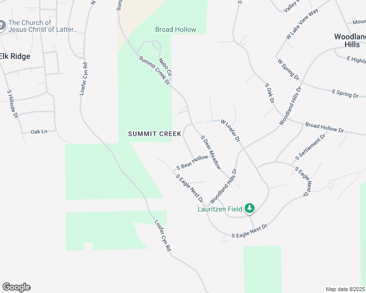 map of restaurants, bars, coffee shops, grocery stores, and more near 1078 South Loafer Drive in Woodland Hills