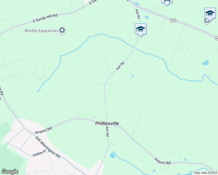 map of restaurants, bars, coffee shops, grocery stores, and more near 280 Ash Road in Coatesville
