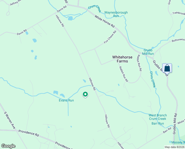 map of restaurants, bars, coffee shops, grocery stores, and more near 735 Hillview Road in Malvern