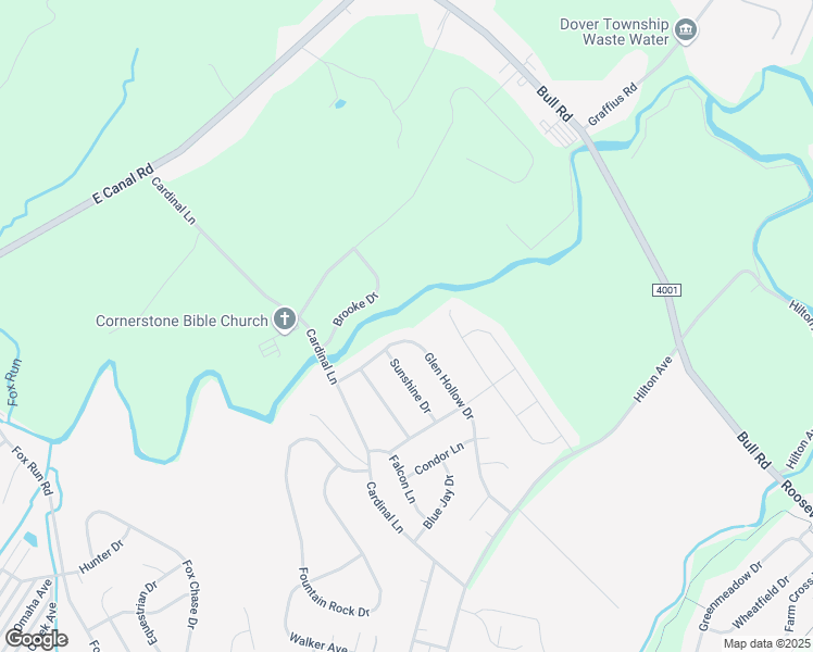map of restaurants, bars, coffee shops, grocery stores, and more near 3339 Glen Hollow Drive in Dover
