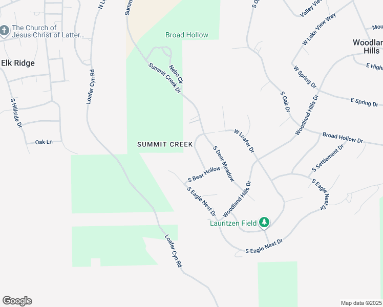 map of restaurants, bars, coffee shops, grocery stores, and more near 1074 South Loafer Drive in Woodland Hills