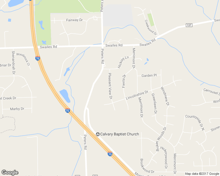 map of restaurants, bars, coffee shops, grocery stores, and more near 2225 Pleasant View Drive in Troy