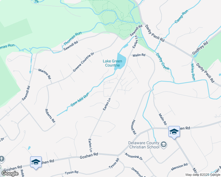 map of restaurants, bars, coffee shops, grocery stores, and more near 291 Walchaerts Court in Newtown Square
