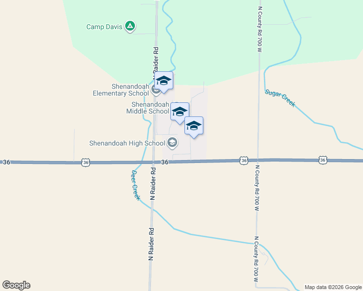 map of restaurants, bars, coffee shops, grocery stores, and more near 7000-7498 U.S. 36 in Middletown