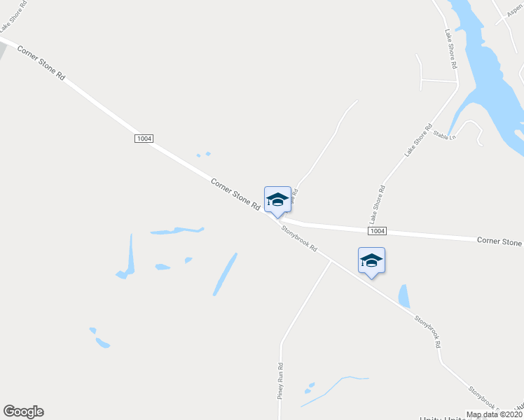 map of restaurants, bars, coffee shops, grocery stores, and more near Corner Stone Road in Friedens