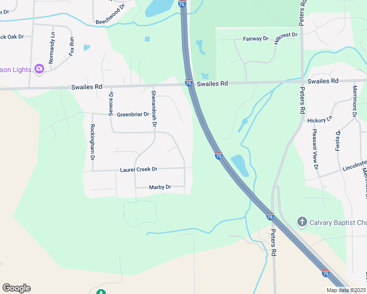 map of restaurants, bars, coffee shops, grocery stores, and more near 2525 Seneca Drive in Troy