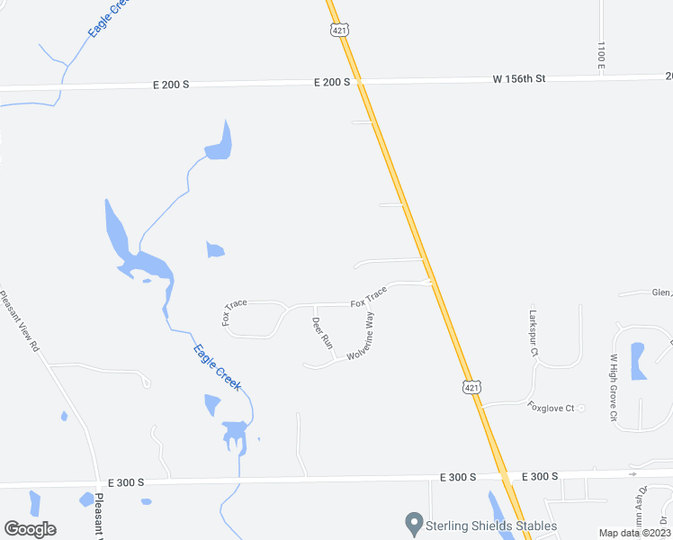 map of restaurants, bars, coffee shops, grocery stores, and more near 2470 U.S. 421 in Zionsville