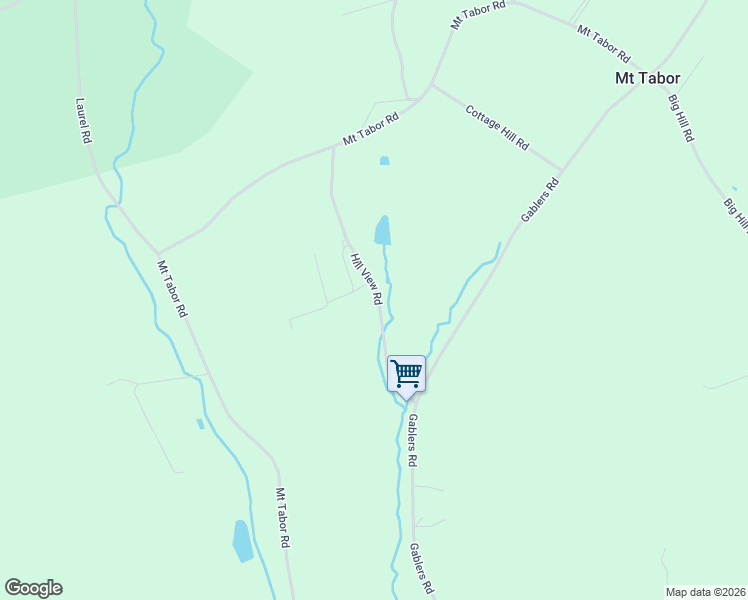 map of restaurants, bars, coffee shops, grocery stores, and more near 100 Hill View Road in Gardners