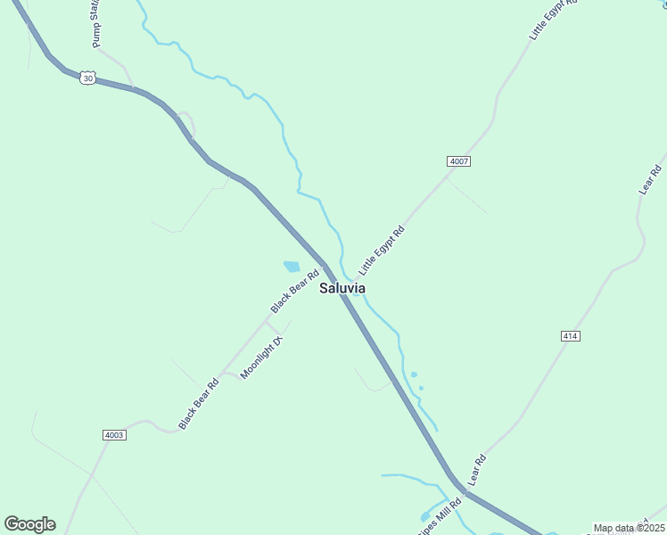 map of restaurants, bars, coffee shops, grocery stores, and more near 1030 North Breezewood Road in Breezewood