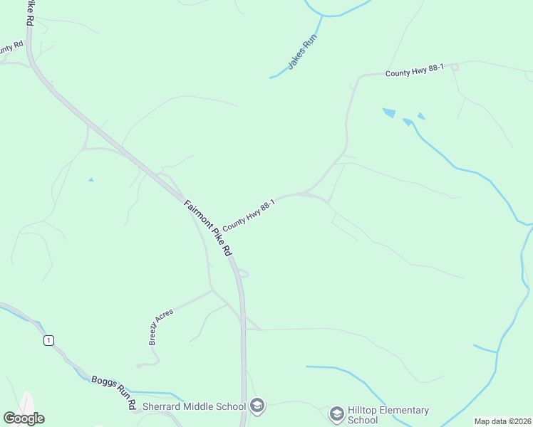 map of restaurants, bars, coffee shops, grocery stores, and more near 32 Garvins Lane in Wheeling