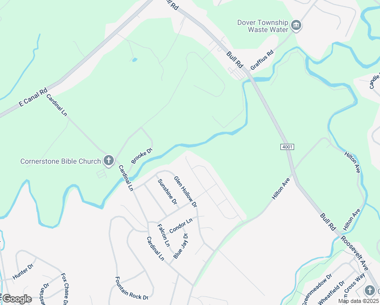map of restaurants, bars, coffee shops, grocery stores, and more near 3247 North Wynd Avenue in Dover