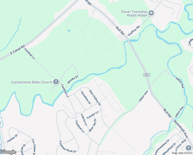 map of restaurants, bars, coffee shops, grocery stores, and more near 3247 North Wynd Avenue in Dover