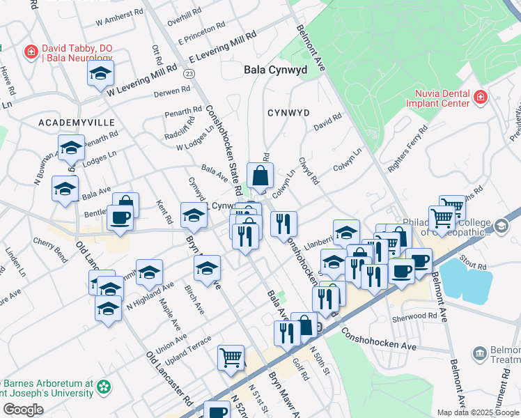 2 Conshohocken State Road, Bala Cynwyd PA Walk Score