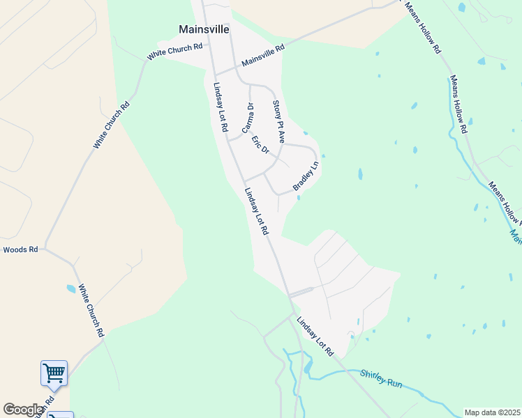 map of restaurants, bars, coffee shops, grocery stores, and more near 1659 Lindsay Lot Road in Shippensburg