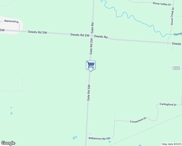 map of restaurants, bars, coffee shops, grocery stores, and more near 5101 Gale Road Southwest in Pataskala