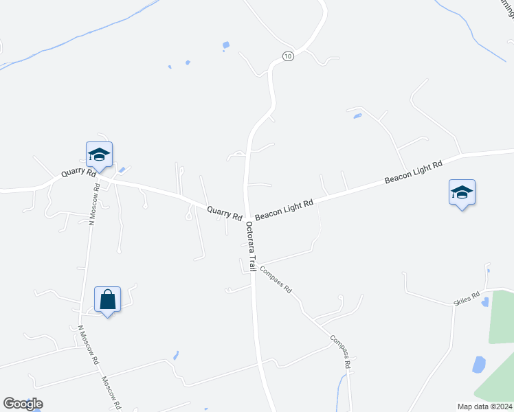 map of restaurants, bars, coffee shops, grocery stores, and more near 473 Octorara Trail in Gap