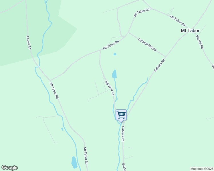 map of restaurants, bars, coffee shops, grocery stores, and more near 100 Hill View Road in Gardners