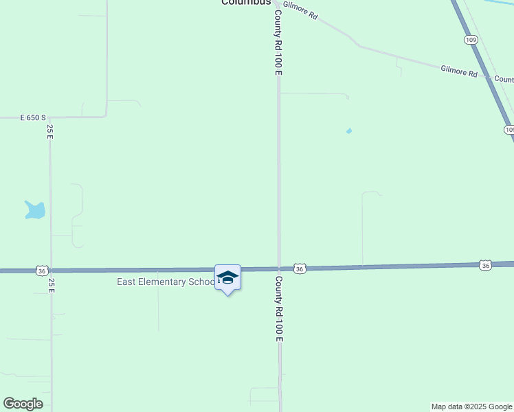 map of restaurants, bars, coffee shops, grocery stores, and more near 6797 100 East in Markleville