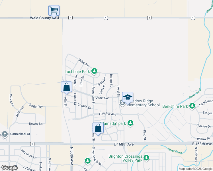 map of restaurants, bars, coffee shops, grocery stores, and more near 534 Hermosa Street in Brighton