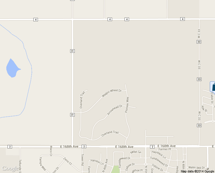 map of restaurants, bars, coffee shops, grocery stores, and more near 15315 Wagon Wheel Dr in Brighton