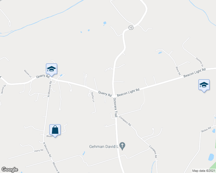 map of restaurants, bars, coffee shops, grocery stores, and more near 465 Octorara Trail in Gap