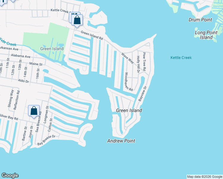 map of restaurants, bars, coffee shops, grocery stores, and more near 38 Blue Heron Drive in Toms River