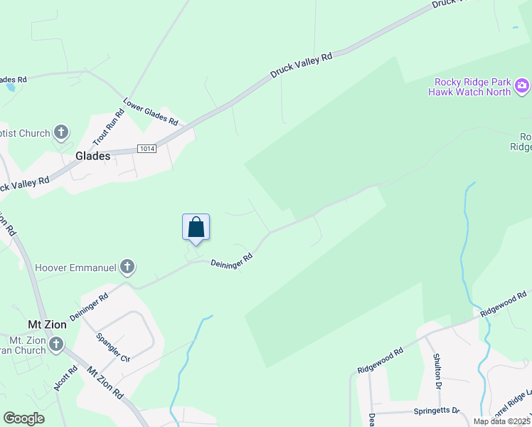 map of restaurants, bars, coffee shops, grocery stores, and more near 2209 Tall Oaks Lane in York