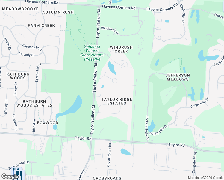 map of restaurants, bars, coffee shops, grocery stores, and more near 6245 Brooksong Circle in Blacklick