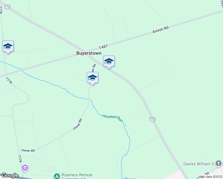 map of restaurants, bars, coffee shops, grocery stores, and more near 5076 Newport Road in Kinzers