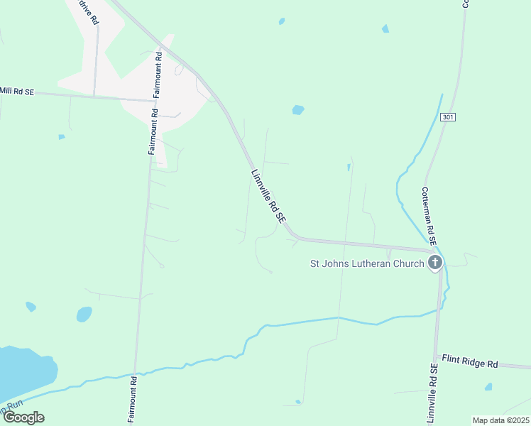 map of restaurants, bars, coffee shops, grocery stores, and more near 5584 Linnville Road Southeast in Newark