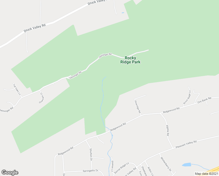 map of restaurants, bars, coffee shops, grocery stores, and more near 3893 Ridgewood Road in York