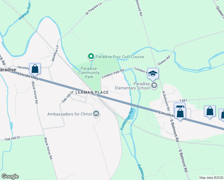 map of restaurants, bars, coffee shops, grocery stores, and more near 16 Rock Ridge Road in Gordonville