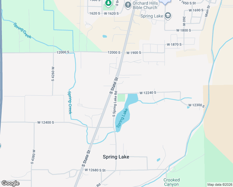 map of restaurants, bars, coffee shops, grocery stores, and more near 12186 South State Street in Genola