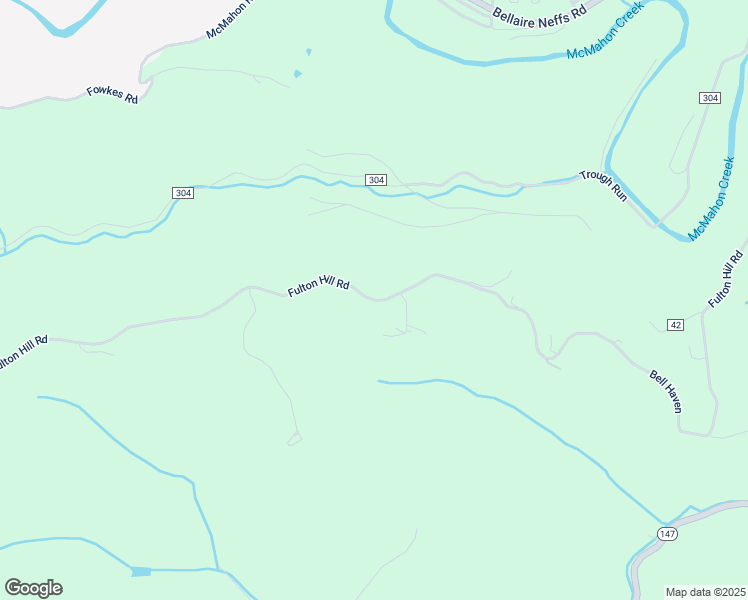 map of restaurants, bars, coffee shops, grocery stores, and more near County Road 42 in Bellaire