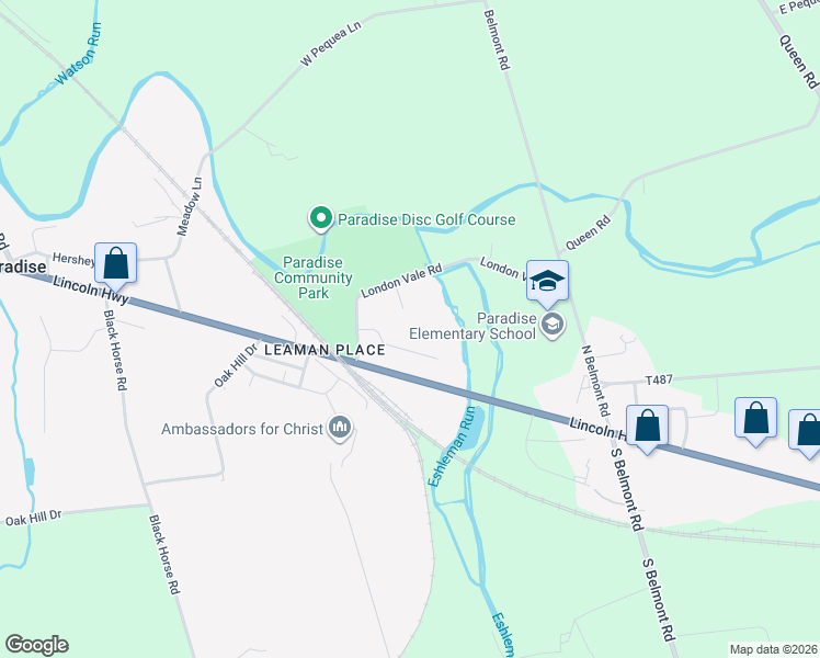 map of restaurants, bars, coffee shops, grocery stores, and more near 16 Rock Ridge Road in Gordonville