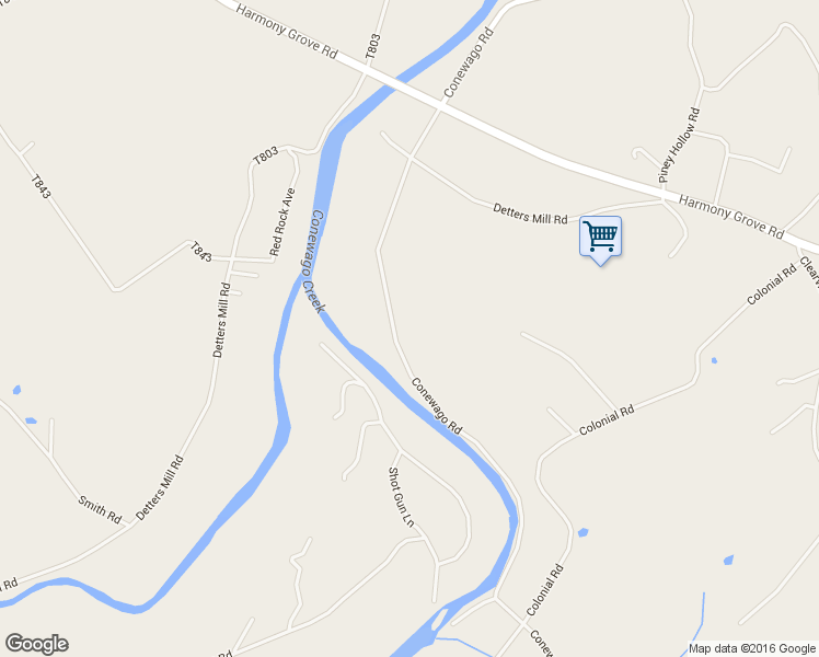 map of restaurants, bars, coffee shops, grocery stores, and more near 3807 Conewago Road in Dover