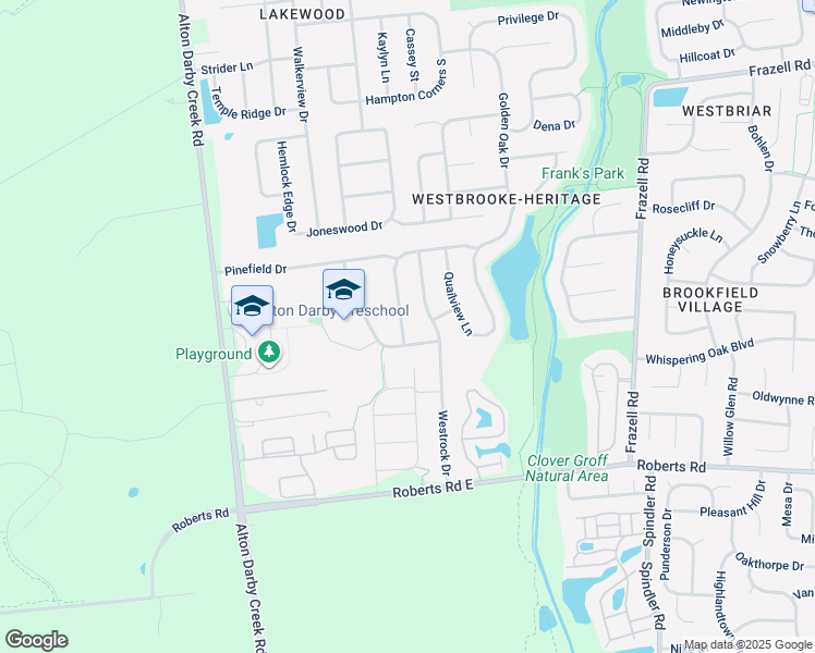 map of restaurants, bars, coffee shops, grocery stores, and more near 2800 Pheasant Field Drive in Hilliard