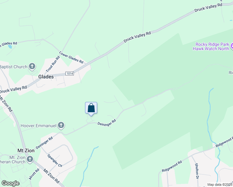map of restaurants, bars, coffee shops, grocery stores, and more near 2231 Tall Oaks Lane in York