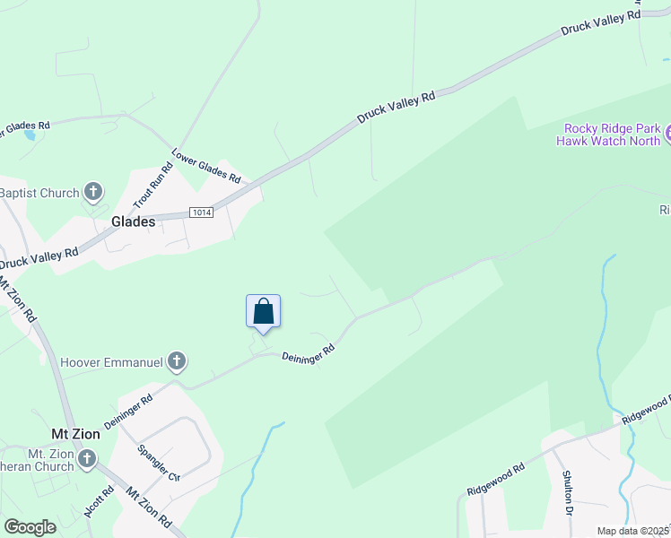 map of restaurants, bars, coffee shops, grocery stores, and more near 2231 Tall Oaks Lane in York