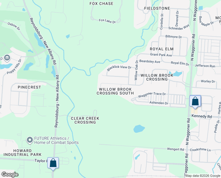 map of restaurants, bars, coffee shops, grocery stores, and more near 7883 Prairie Willow Drive in Blacklick